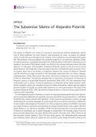 Los orígenes de sus padres marcaron su vida desde el principio; Alejandra Pizarnik S Five Sentences Wonderful Mind