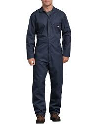 Blended Long Sleeve Coveralls Dark Navy