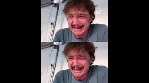 Check spelling or type a new query. Pedro Pascal Crying At Pedro Pascal Cry Youtube