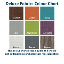 Deluxe Fabrics Colour Chart Snoezelen Multi Sensory