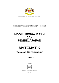 Bahasa melayu bm bahasa inggeris english sejarah matematik mathematics. Modul Pdp Matematik Tahun 5 Sk Bahagian 1 Flip Ebook Pages 1 50 Anyflip Anyflip