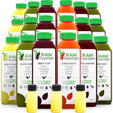 2 february 2011, 9:42 pm. Amazon Com 5 Day Juice Cleanse By Raw Fountain All Natural Raw Cold Pressed Fruit And Vegetable Juice Detox Cleanse 30 Bottles 16oz 5 Ginger Shots Grocery Gourmet Food