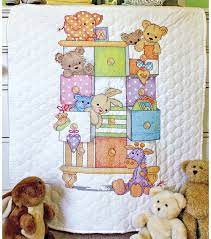 Complete your next cross stitching project with one of these kits from joann. Dimensions Baby Hugs Baby Drawers Quilt Stamped Cross Stitch Kit