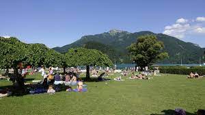 Urlaub mit hund am campingplatz lindenstrand. Badeplatze Am Wolfgangsee Salzburgerland Magazin