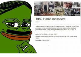Our forces are now entirely ready not only to repulse the aggression, but to initiate the act of liberation itself, and to explode the zionist presence in the arab homeland. More Images 1982 Hama Massacre Attack The Hama Massacre Occurred In 2 February 1982 When The Syrian Arab Army And The Defense Companies Under The Orders Of The Country S President Hafez Al Assad
