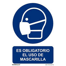 Senal Obligatorio Uso De Mascarilla Pvc 0 7mm 210x300mm En 2020 Carteles De Seguridad Senalamientos De Seguridad Higiene Y Seguridad En El Trabajo