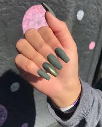 Easy Black And Blue Nail Designs Matte Nails For Fall Simple Matte Nails Chic Nail Designs Easy Designs For Short Nails Winter Matte Nails Black Ma Matte Nails Design Chic Nails Green Nails