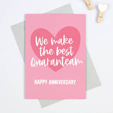 Roses and rings anniversary card. Quaranteam Wedding Anniversary Card By Project Pretty Notonthehighstreet Com