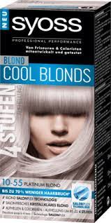 syoss aufheller cool blonds platinum blond 10 55 1 st 1 st dauerhaft gunstig online kaufen dm de blond kuhles blond haare