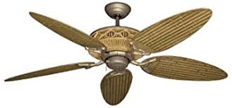 Outdoor ceiling fans should keep your outdoor space cool and breezy. Tiki Tropical Ceiling Fan With 52 Outdoor Bamboo Style Blades In Walnut Amazon Com