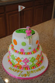 Birthday Cakes For Ladies Pictures Ladies Golf Cake Golf Golf Birthday Cakes Golf Cake 60th Birthday Cakes