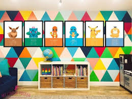 Pin By Yohana Hykal On New Playroom Pokemon Decor Boys Room Decor Game Room Kids