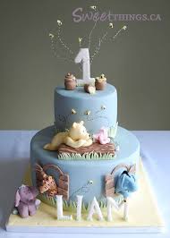 Boy 1st Birthday Cake Images For Kids 1st Birthday Classic Winnie The Pooh Cake Boys First Birthday Cake First Birthday Cakes Boys 1st Birthday Cake