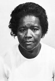 Shown here in August 1972 is Lucille Mitchell. She worked in the Finishing  Department at Bassett Furniture. She was married to Bernard Mitchell and  they were the parents of Reginald.