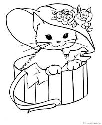 I got my new kitten! Baby Puppy And Kitten Coloring Pages Coloring Home