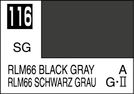 Mr Color Paint Rlm66 Black Gray 10ml C116