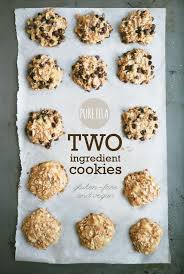 Two Ingredient Cookies Naturally Gluten Free Vegan And Sugar Free Cookies Ingredients Recipes Sugar Free Cookies Two Ingredient Cookies