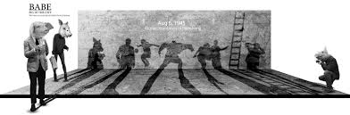 Image result for hiroshima human shadow