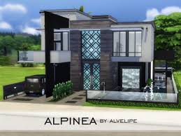 Alvelip S Alpinea No Cc Sims House Sims House Plans Sims 4 Modern House