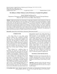 Pipes and fittings 5.1 generally, all sewer pipes unless otherwise shown on the drawings, shall be vitrified clay pipes (vcp) and fittings complying with ms 1061 and. Pdf The Influence Of Block Thickness On The Performance Of Asphalt Paving Blocks Ahmed Eltwati Academia Edu