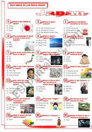 This post was created by a member of the buzzfeed commun. Japan Quiz Esl Worksheet By Jayce
