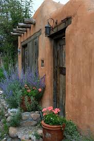 Santa Fe New Mexico Hauser Im Spanischen Stil Haus Und Garten Und Mediterraner Garten