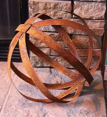 Metall Kugel Kugel Metall Hof Kunst Garten Kugel Metall Kaktus Metall Agave Gard Garte Metall Gartenskulpturen Schrottplatzkunst Metall Gartenkunst
