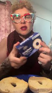 Keto bagel from Aldi’s🥯🥯🥯 Cream cheese Red pepper hummus Cucumbers Tajin  Everything Seasoning #yum #everything #bagel #keto #aldi #asmr #foodie  #hummus