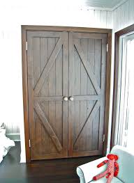 Reclaimed Wood Closet Barn Doors Wood Doors Interior Interior Barn Doors Bifold Closet Doors