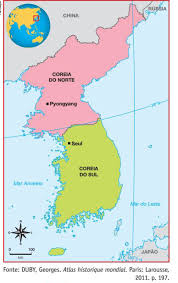 Norte e sul estão tecnicamente em guerra pois não foi assinado qualquer acordo de paz quando as hostilidades da guerra da coreia cessaram em 1953. Veredas Do Tempo Mapa Coreia Do Norte E Coreia Do Sul 1953 Mapa Coreia Do Norte Coreia Do Sul
