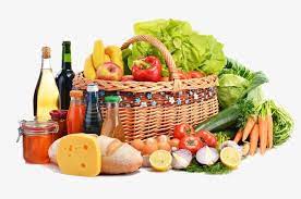 Shopping Basket Of Fruits And Vegetables Fruit And Vegetable Fresh Fruits Shopping Cart Png And Vector With Transparent Background For Free Download Food Market Global Recipes Grocery