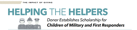 Students from any branch of the military and all areas of study will be considered and selection will be based on academic history and extracurricular activities. Scholarship For Children Of Military And First Responders Established Georgia Tech Foundation