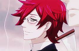 She was voiced by jun fukuyama in japanese and. The Darkest Crow Kouiiku Grell Sutcliff With Short Hair