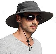 Amazon Com Einskey Men S Waterproof Sun Hat Outdoor Sun Protection Bucket Safari Cap For Safari Fishing Hunting Mens Sun Hats Hats For Men Wide Brim Sun Hat