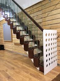 Model railing tangga kaca terbaru. 30 Railing Tangga Minimalis Kaca Stainless Kayu Besi
