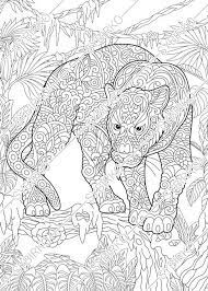 Science christmas tree coloring pages gallery. Coloring Pages Black Panther Puma Animal Coloring Book For Etsy Animal Coloring Pages Animal Coloring Books Coloring Books