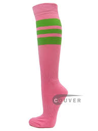 Black And Yellow Baseball Socks Pink Couver Sports Softball Socks With 3 Lime Green Stripes 3pairs Couver Sweatbands Socks Softball Socks Custom Softball Socks Socks