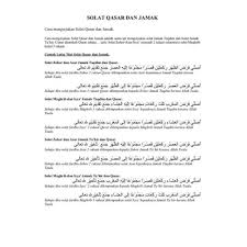 Tempoh boleh qasar & jamak untuk musafir ialah 3 hari 3. Buku Solat Jama Dan Qasar Shopee Malaysia