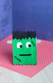 Top 25 esl kindergarten activities. Craft Stick Frankenstein Craft Easy Peasy And Fun