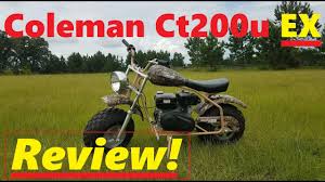 The coleman ct200u mini trail bike pairs a 196cc. Coleman Ct200u Ex Review Youtube