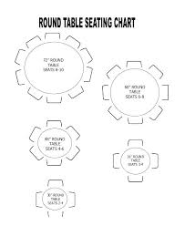 Banquet Table Dimensions Round Seating Chart Ideas Rectangle