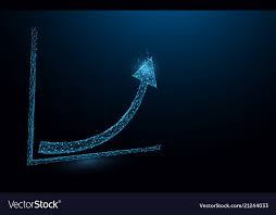 Growing Chart Form Lines Triangles And Particle