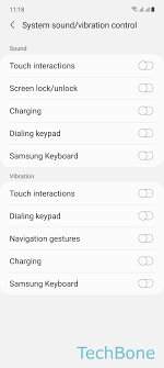 Go to settings → device → sound, and you will find under the feedback section relevant options, such as touch sounds / play tone when the dialing keypad is . How To Turn On Off Screen Lock Unlock Sound Samsung Manual Techbone