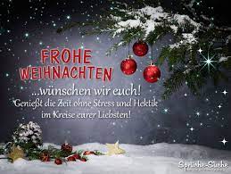 Geniesst Die Zeit Ohne Stress Und Hektik Weihnachtskarte Fur Familie