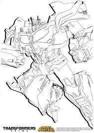 Tranfomersbeasthunters Colouring Pages Transformers Festa Transformer