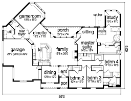 House Plan Id Chp 37209 Coolhouseplans Com Floor Plans Ranch Ranch House Plans Tudor House Plans