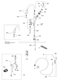 Leaks from under the handle: Delta Faucet Kitchen Faucet 9192t Dst Ereplacementparts Com