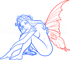 How To Draw A Fantasy Fairy, Fantasy Fairy Girl, Step By Step, Drawing  Guide, By Dawn - Dragoart