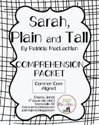 Sarah Plain And Tall Comprehension Packet Distance Learning Freckle Juice Elementary Reading Comprehension