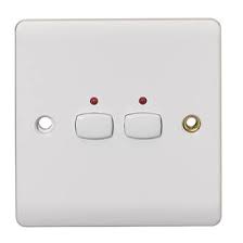 For our discussion, let's call the switches up and down. Energenie 2 Gang 2 Way Smart Light Switch White Switches Screwfix Com